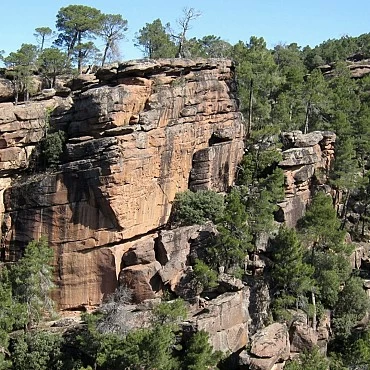Formación rocosa pinares del Rodeno